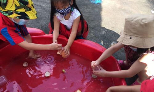 Children learning at Pegasus International Preschool Singapore Children learning at Pegasus International Preschool Singapore
