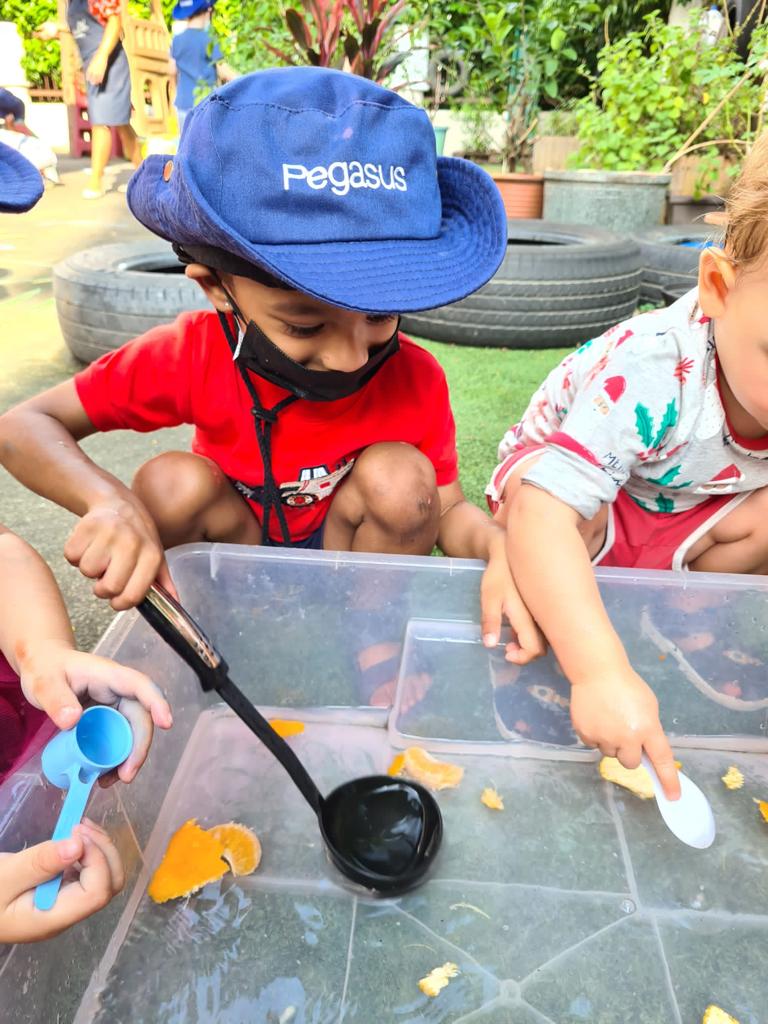 Outdoor learning at Pegasus International Preschool's Novena campus