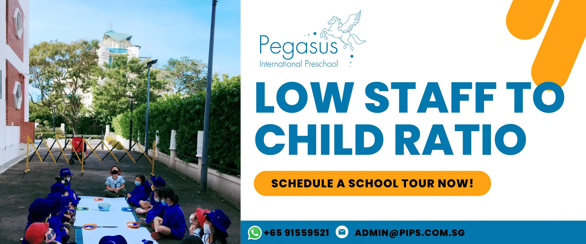 Low staff child ratio outdoor activity
